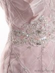 画像11: XSサイズあり【ROBE de FLEURS/ローブドフルール】ブロックチュール/ Vネック/ フリル袖/ シアー/ タイト/ ミニドレス/ キャバドレス[OF2] (11)