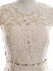 画像13: Lサイズあり【DEA. by ROBE de FLEURS/ディアバイローブドフルール】ケミカルレース/ フリル/ マーメイド/ ミディドレス/ キャバドレス[OF2] (13)