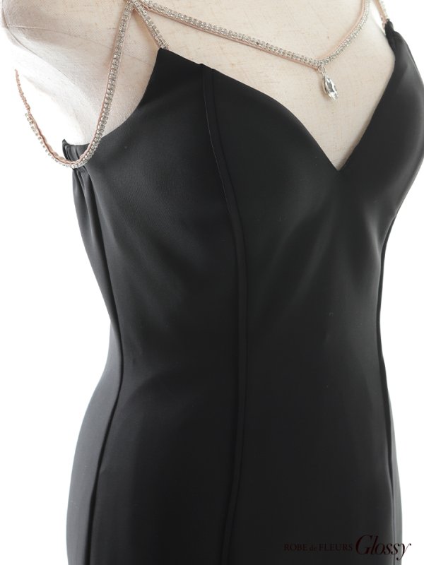 画像44: XSサイズあり【Glossy/グロッシー】ワンカラー/ キャミソール/ ビジュー/ ストレッチ/ タイト/ ミニドレス/ キャバドレス【HC02】 (44)