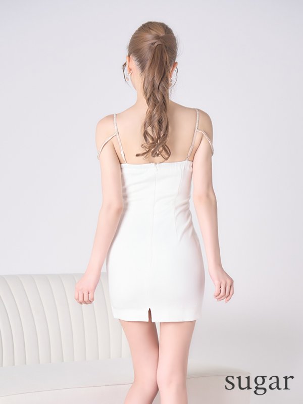 ホワイト　モデル：ゆめ　身長：160cm　着用サイズ：Sサイズ