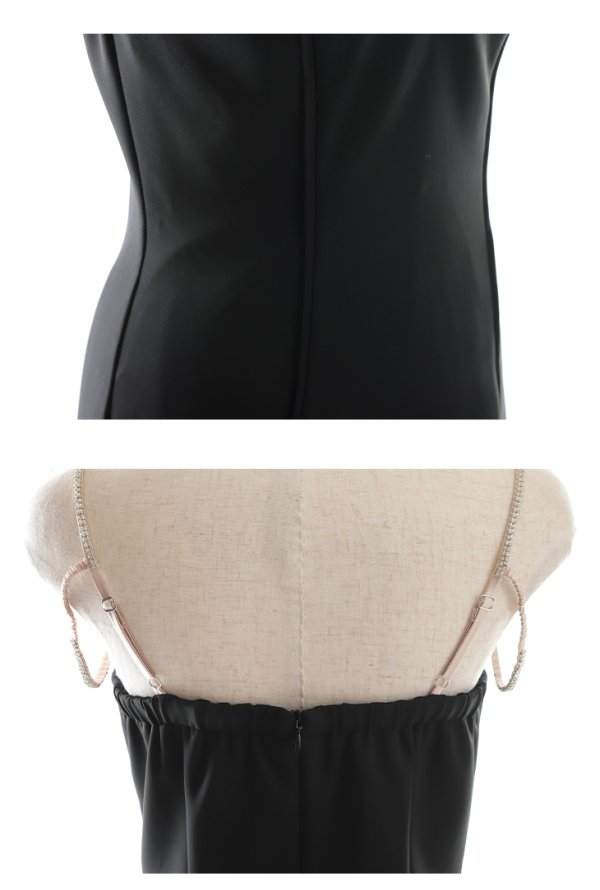 画像46: XSサイズあり【Glossy/グロッシー】ワンカラー/ キャミソール/ ビジュー/ ストレッチ/ タイト/ ミニドレス/ キャバドレス【HC02】 (46)