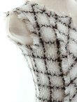 画像9: Lサイズあり【DEA. by ROBE de FLEURS/ディアバイローブドフルール】ツイード/ シンプル/ ノースリーブ/ タイト/ ミニドレス/ キャバドレス[OF2] (9)