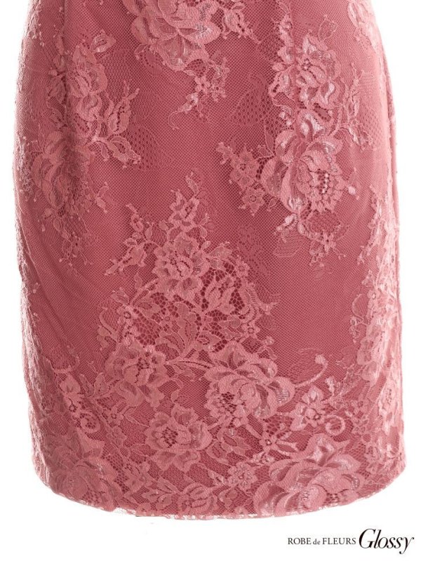 画像16: XSサイズあり【Glossy/グロッシー】ショルダービジュー/ ノースリーブ/ 総レース/ ストレッチ/ タイト/ ミニドレス/ キャバドレス【HC02】 (16)