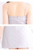画像20: XSサイズあり【ROBE de FLEURS/ローブドフルール】クリスタルビジュー/ フロントジップ/ キャミソール/ ミニドレス/ キャバドレス[OF2] (20)