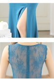 画像22: Lサイズあり【ROBE de FLEURS Glossy/ローブ・ド・フルール グロッシー】ビジュー/ バストカット/ レース/ スリット/ タイト/ ロングドレス/ キャバドレスlong[OF2] (22)