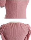画像18: XSサイズあり【ROBE de FLEURS Glossy/ローブ・ド・フルール グロッシー】袖あり/ リブニット/ バストカット/ パール/ ストレッチ/ タイト/ ミニドレス/ キャバドレス[OF2] (18)