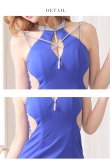 画像14: XSサイズあり【ROBE de FLEURS Glossy/ローブ・ド・フルール グロッシー】ホルターネック/ ジッパー/ キャミ/ シンプル/ ワンカラー/ タイト/ ミニドレス/ キャバドレス[OF2] (14)