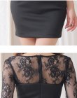 画像14: XS〜Lサイズあり【ROBE de FLEURS Glossy/ローブ・ド・フルール グロッシー】袖あり/ レース/ バストビジュー/ シンプル/ ワンカラー/ タイト/ ミニドレス/ キャバドレス[OF2] (14)