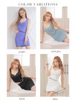 画像15: XSサイズあり【ROBE de FLEURS Glossy/ローブ・ド・フルール グロッシー】サイドジップ/ パイピング/ タイト/ セットアップ/ ミニドレス/ キャバドレス[OF2] (15)