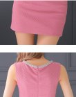 画像22: XSサイズあり【ROBE de FLEURS Glossy/ローブ・ド・フルール グロッシー】フロントジッパー/ ビジュー/ ワッフル/ サイドシアー/ ノースリーブ/ シンプル/ ワンカラー/ タイト/ ミニドレス/ キャバドレス[OF2] (22)