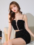 ブラック モデル：ゆめ　身長：160cm　着用サイズ：Sサイズ