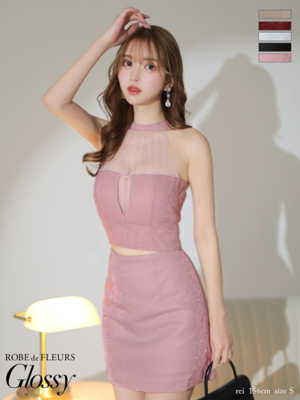 ピンク モデル：ゆめ　身長：160cm　着用サイズ：Sサイズ