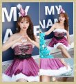 画像11: 【即日発送】【クリスマスコスプレ4点セット】【Malymoon/マリームーン】レースアップxウエストリボンサンタコスプレ【フリーサイズ/8カラー】[YMT] (11)