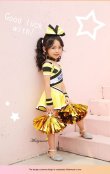 画像3: 【即日発送】チアガール/ チアリーダーキッズ女の子用《ハロウィンコスプレ5点セット》【Malymoon/マリームーン】[HC02] (3)