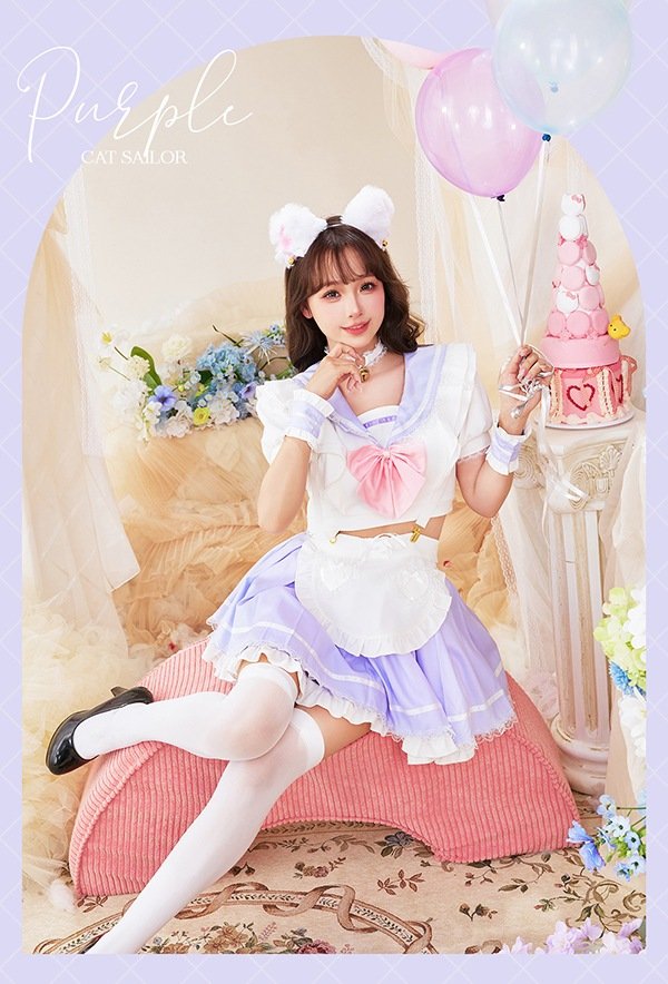 画像14: 【即日発送】キャンディテールセーラーキャット【マリームーン】【ハロウィンコスプレ9点セット】【フリーサイズ/3カラー】[HC03] (14)