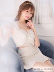 画像37: 【皇らいか/関西コレクション着用】XSサイズあり【ROBE de FLEURS/ローブドフルール】ツイード/ リボン/ ビジュー/ マーメイド/ フリル/ セットアップ/ ミニドレス/ キャバドレス[OF2] (37)