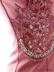 画像13: XSサイズあり【ROBE de FLEURS Glossy/ローブ・ド・フルール グロッシー】ウエストシースルーレース/ ストレッチ/ ビジュー/ キャミソール/ タイト/ ミニドレス/ キャバドレス[OF2] (13)