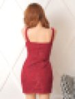 画像5: XSサイズあり【ROBE de FLEURS Glossy/ローブ・ド・フルール グロッシー】ウエストシースルー/ ジップ/ 刺繍レース/ ビジュー/ タイト/ ミニドレス/ キャバドレス[OF2] (5)