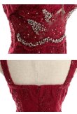 画像18: XSサイズあり【ROBE de FLEURS Glossy/ローブ・ド・フルール グロッシー】ウエストシースルー/ ジップ/ 刺繍レース/ ビジュー/ タイト/ ミニドレス/ キャバドレス[OF2] (18)