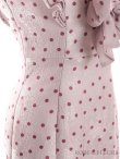 画像16: Lサイズあり【DEA. by ROBE de FLEURS/ディアバイローブドフルール】フリル/ リボン/ ドット/ マーメイド/ ミモレ丈/ ミディアムドレス/ キャバドレス[OF2] (16)