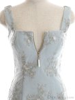 画像39: Lサイズあり【DEA.by ROBE de FLEURS/ディアバイローブドフルール】マーメイド/ フローラル/ バストジップ/ フリル/ テールカット/ ミディアムドレス/ キャバドレス[OF2] (39)