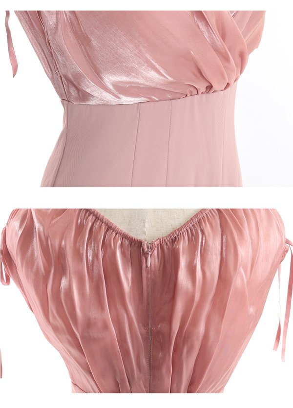 画像30: Lサイズあり【DEA./ディア】オーガンジー/ クラシカル/ ワンカラー/ ミモレ丈/ マーメイド/ ワンピース/ ロングドレス/ キャバドレス long[OF08] (30)