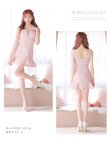 画像11: XSサイズあり【ROBE de FLEURS/ローブドフルール】サマーツイード/ フリル裾/ マーメイド/ フロントジップ/ ドットチュール/ ミニドレス/ キャバドレス[OF2] (11)