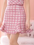 画像10: sugar限定コラボ☆XS-Lサイズあり【ROBE de FLEURS/ローブドフルール】セットアップ/ ツイード/ リボン/ ワンショルダー/ バストカット/ タイト/ ミニドレス/ キャバドレス[OF2] (10)