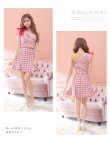 画像12: sugar限定コラボ☆XS-Lサイズあり【ROBE de FLEURS/ローブドフルール】セットアップ/ ツイード/ リボン/ ワンショルダー/ バストカット/ タイト/ ミニドレス/ キャバドレス[OF2] (12)
