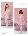 画像12: sugar限定コラボ☆XS-Lサイズあり【ROBE de FLEURS/ローブドフルール】ツイード/ フロントジップ/ ノースリーブ/ 裾フリル/ マーメイド/ ミニドレス/ キャバドレス[OF2] (12)