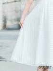画像47: Lサイズあり【DEA. by ROBE de FLEURS/ディアバイローブドフルール】フロントジッパー/ チュール/ キャミソール/ Aライン/ フレア/ ミモレ丈/ ミディアム丈/ ワンピース/ ミディアムドレス/ キャバドレス[OF2] (47)