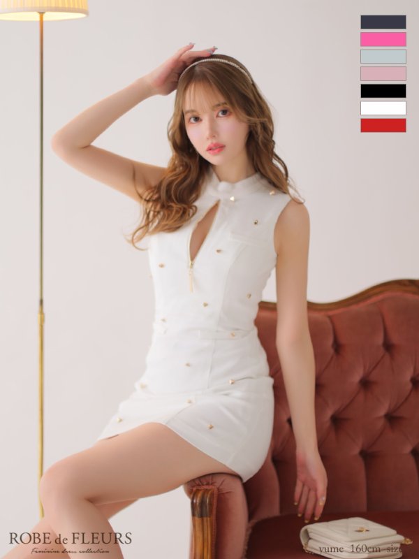 ホワイト モデル：ゆめ　身長：160cm　着用サイズ：Sサイズ
