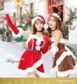 画像1: 【即日発送】【X'mas6点セット】【マリームーン】セクシーサンタ＆トナカイコスチューム【フリーサイズ/2カラー】[YMT] (1)