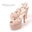 画像2: 【COMEX】 1color/ 15cmヒール/ クロスストラップ/ 厚底/ エナメル/ ハイヒール/ サンダル[OF02] (2)