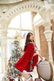 画像2: 【即日発送】【クリスマスコスプレ7点セット】【Malymoon/マリームーン】マントサンタクロース【フリーサイズ/1カラー】[YMT] (2)