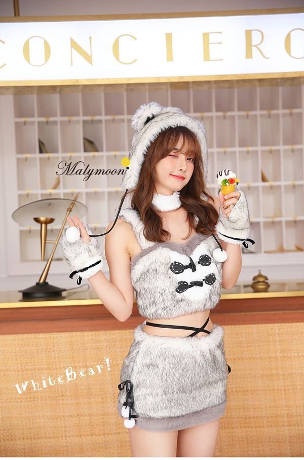 画像3: 【即日発送】ホワイトベアコス《ハロウィンコスプレ6点セット》【Malymoon/マリームーン】[HC03] [8853ML] (3)