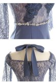 画像31: XSサイズあり【ROBE de FLEURS Glossy/ローブ・ド・フルール グロッシー】ウエストシースルー/ レーススリーブ/ 袖あり/ オフショル/ タイト/ ミニドレス/ キャバドレス[OF2] (31)