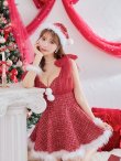 画像12: 【即日発送】【サンタコス 4点セット】【XS-XLサイズ/1カラー】チュールリボンツイードフレアサンタ[YMT] (12)