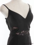 画像13: XSサイズあり【ROBE de FLEURS Glossy/ローブ・ド・フルール グロッシー】マーメイド/ レース/ アシンメトリーフリル/ キャミ/ ロングドレス/ キャバドレスlong[OF2] (13)