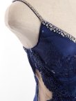 画像12: 【ROBE de FLEURS Glossy/ローブ・ド・フルール グロッシー】バストビジュー/ レース/ キャミ/ スリット/ サイドシアー/ ロングドレス/ キャバドレスlong[OF2] (12)