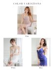 画像15: 【ROBE de FLEURS Glossy/ローブ・ド・フルール グロッシー】バストビジュー/ レース/ キャミ/ スリット/ サイドシアー/ ロングドレス/ キャバドレスlong[OF2] (15)