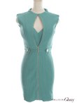 画像30: XSサイズあり【ROBE de FLEURS Glossy/ローブ・ド・フルール グロッシー】ジッパー/ リブニット/ シンプル/ ワンカラー/ ノースリーブ/ タイト/ ミニドレス/ キャバドレス[OF2] (30)