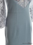 画像34: XS-Lサイズあり【ROBE de FLEURS Glossy/ローブ・ド・フルール グロッシー】クロスビジュー/ 五分袖/ 袖あり/ ストレッチ/ タイト/ ミニドレス/ キャバドレス[OF2] (34)