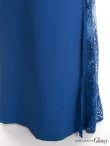 画像20: Lサイズあり【ROBE de FLEURS Glossy/ローブ・ド・フルール グロッシー】フロントジッパー/ ウエストシースルー/ ワンカラー/ ノースリーブ/ タイト/ スリット/ ロングドレス/ キャバドレスlong[OF2] (20)