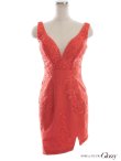 画像11: XSサイズあり【ROBE de FLEURS Glossy/ローブ・ド・フルール グロッシー】フラワーモチーフ/ ノースリーブ/ 総レース/ アシンメトリー/ タイト/ ミニドレス/ キャバドレス[OF2] (11)