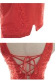 画像13: XSサイズあり【ROBE de FLEURS Glossy/ローブ・ド・フルール グロッシー】フラワーモチーフ/ ノースリーブ/ 総レース/ アシンメトリー/ タイト/ ミニドレス/ キャバドレス[OF2] (13)