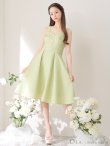 画像3: Lサイズあり【DEA. by ROBE de FLEURS/ディアバイローブドフルール】サマーツイード/ ビスチェ/ ノースリーブ/ ベルト付き/ 膝丈/ フレア/ ワンピース/ ミディアムドレス/ キャバドレス[OF2] (3)