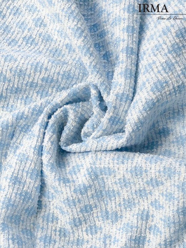 画像10: XSサイズあり【IRMA/イルマ】ストレッチ/ ツイード/ フロントジップ/ フリンジ/ 半袖/ 袖あり/ タイト/ ミニドレス/ キャバドレス【HC02】 (10)