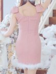 画像25: 【即日発送！】【サンタコス 4点セット】【XS-XLサイズ/3カラー】ショルダーリボンビジューサンタ[YMT] (25)