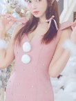 画像26: 【即日発送！】【サンタコス 4点セット】【XS-XLサイズ/3カラー】ショルダーリボンビジューサンタ[YMT] (26)